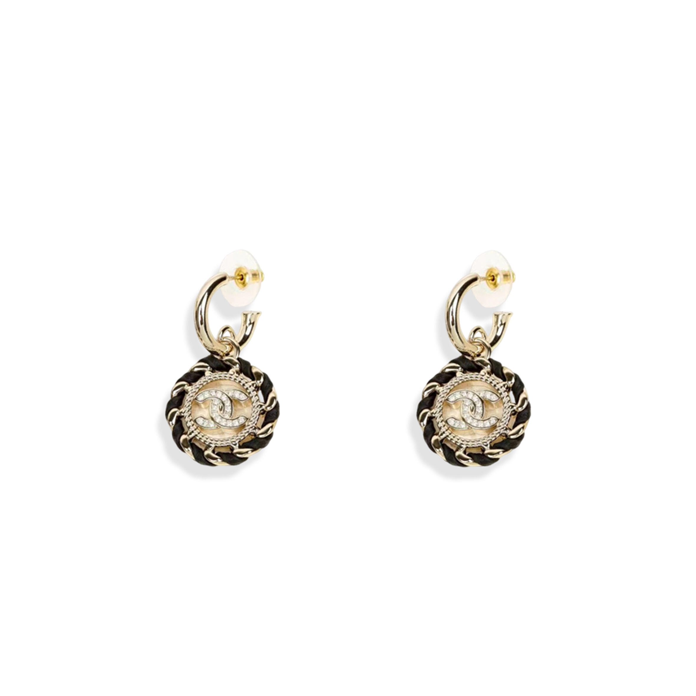 CHANEL 25C TWISTED DOUBLE C EARRINGS 